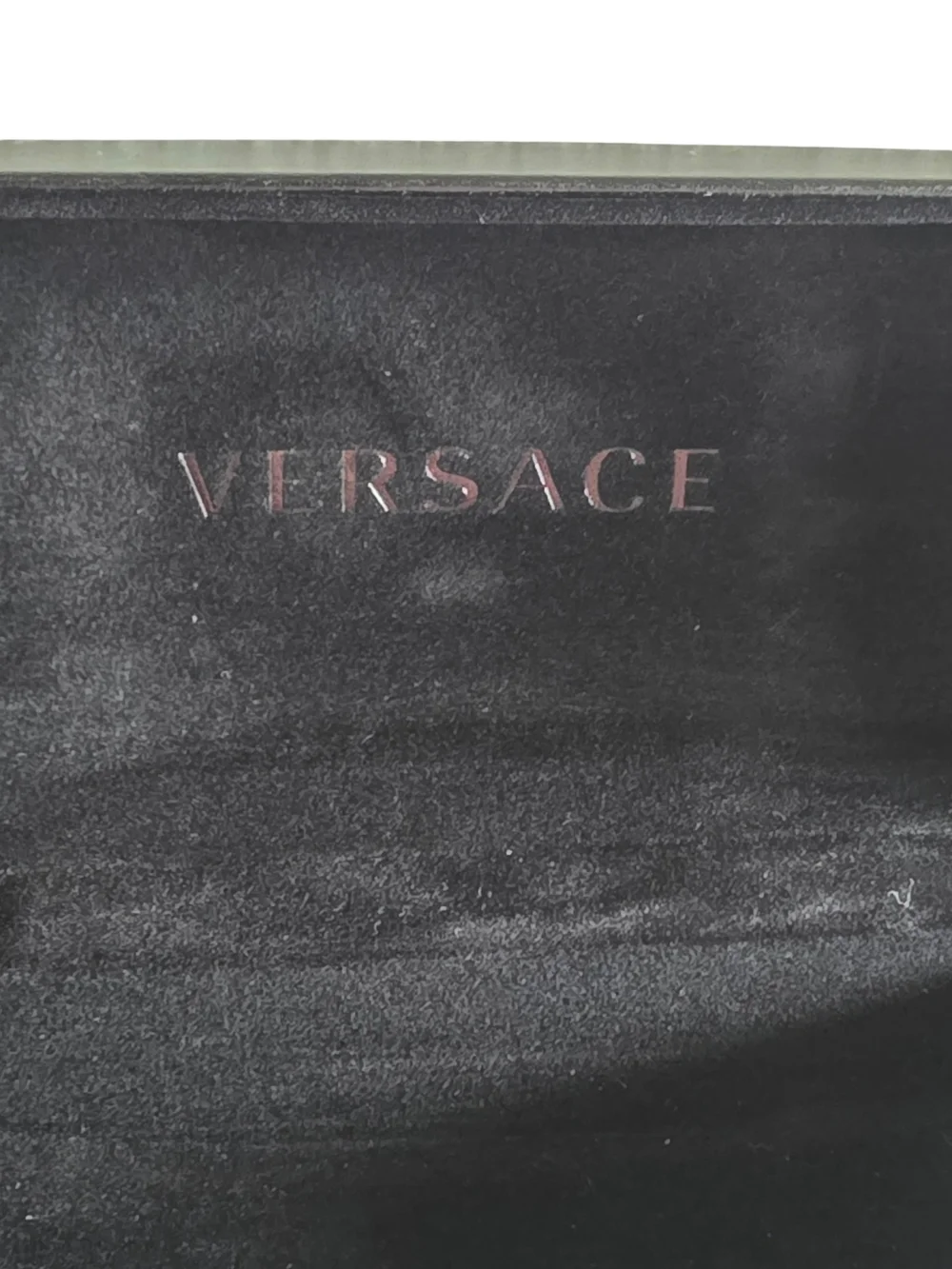 Versace Black and Gold Sunglasses Case